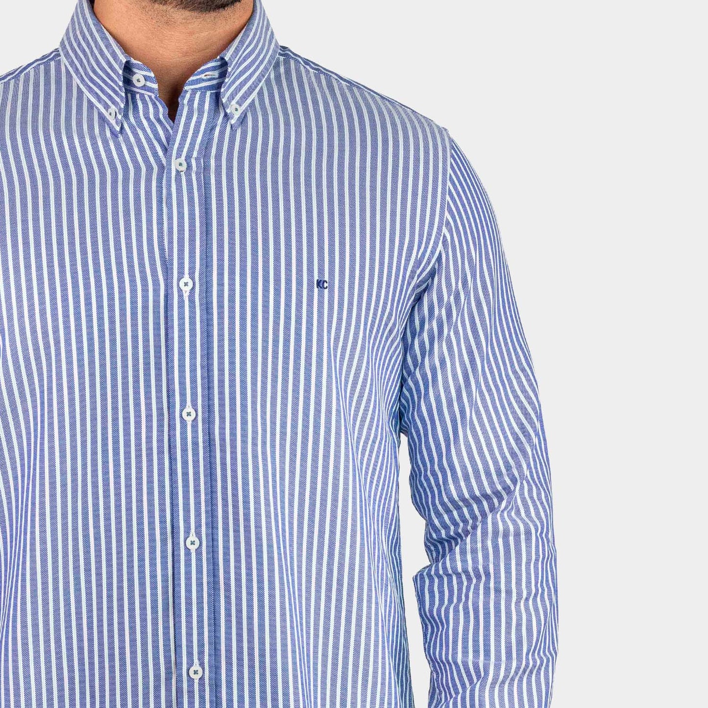 Camisa Casual Para Hombre Con Dos Bolsillos