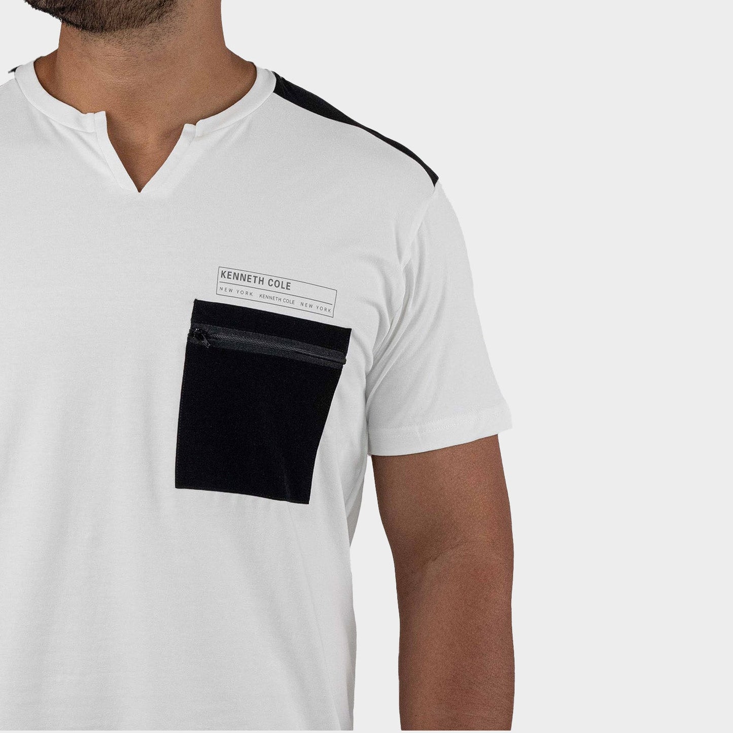 Camisa Para Hombre Cuello Redondo Con Botones