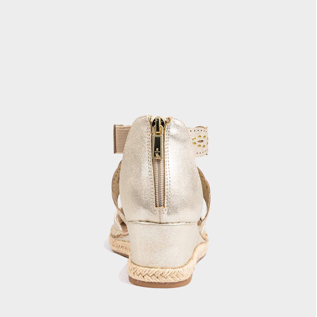 Clo X Band Wedge Laser Plataforma Para Mujer