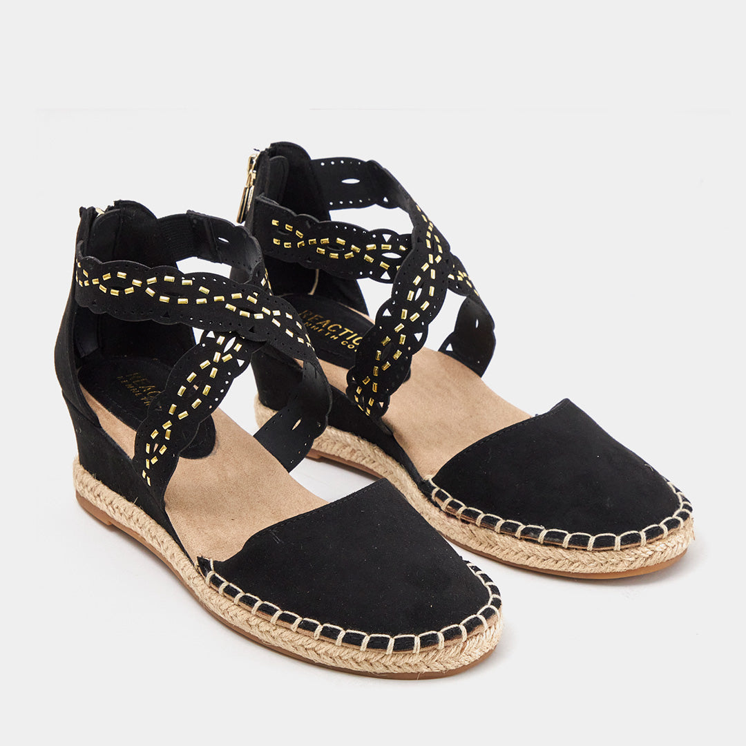 Cloe X Band Wedge Laser - Plataforma Para Mujer