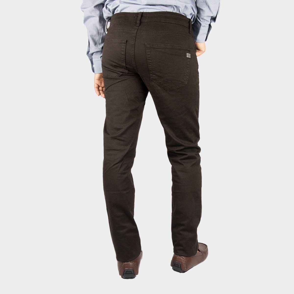 Pantalón Básico De 5 Bolsillos Para Hombre